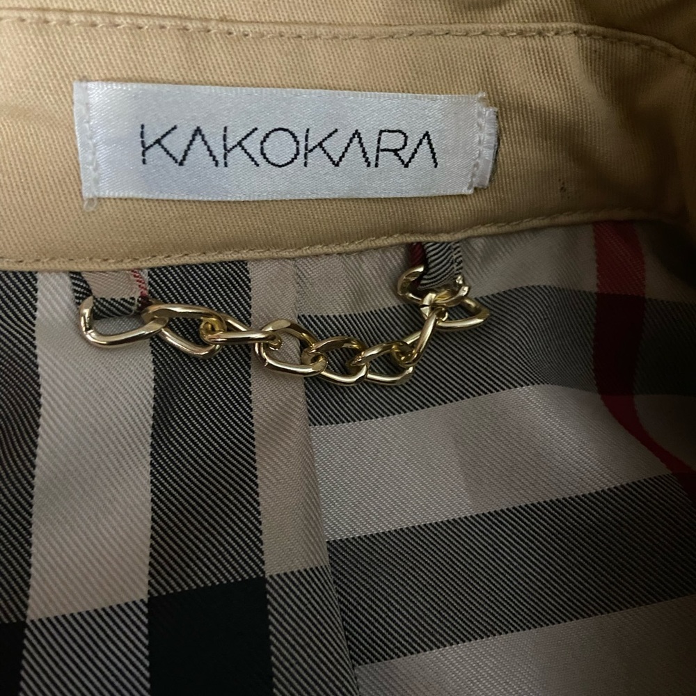 Kakokara Cotton Trench Coat. - Picture 10 of 10